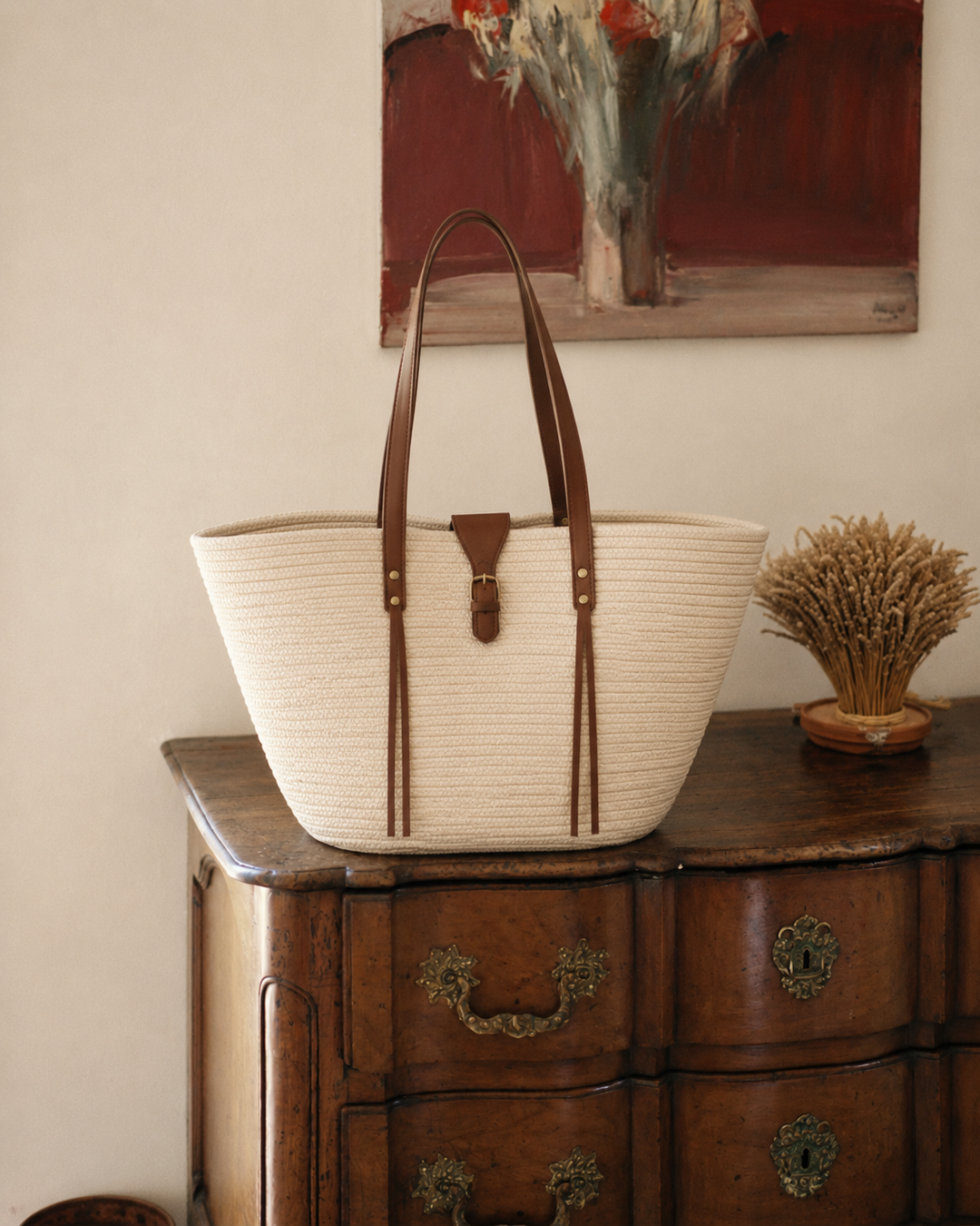 The Riviera Straw Tote
