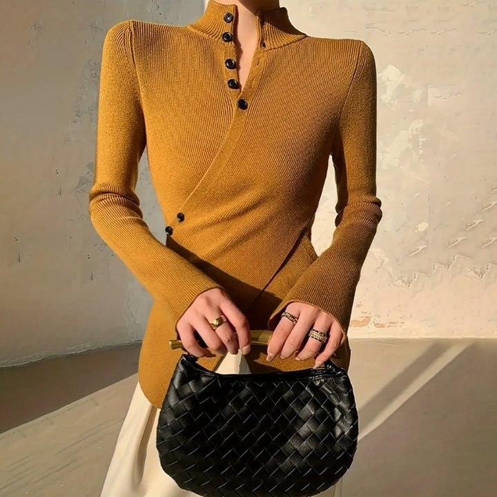 MIMI ASYMMETRICAL SWEATER