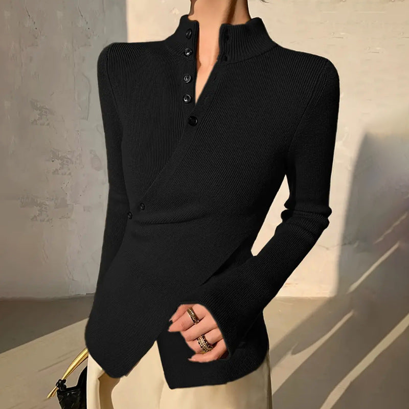MIMI ASYMMETRICAL SWEATER
