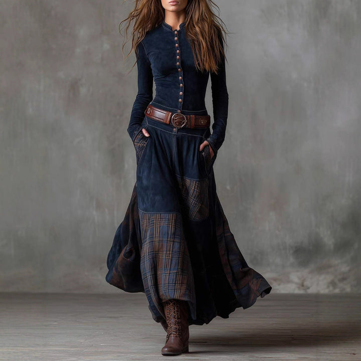ERICA SUEDE DRESS