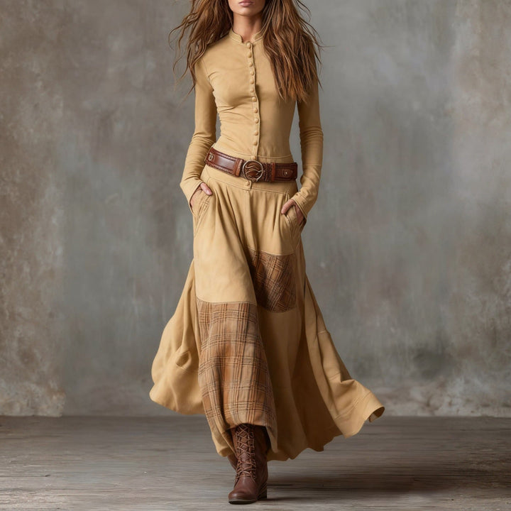ERICA SUEDE DRESS