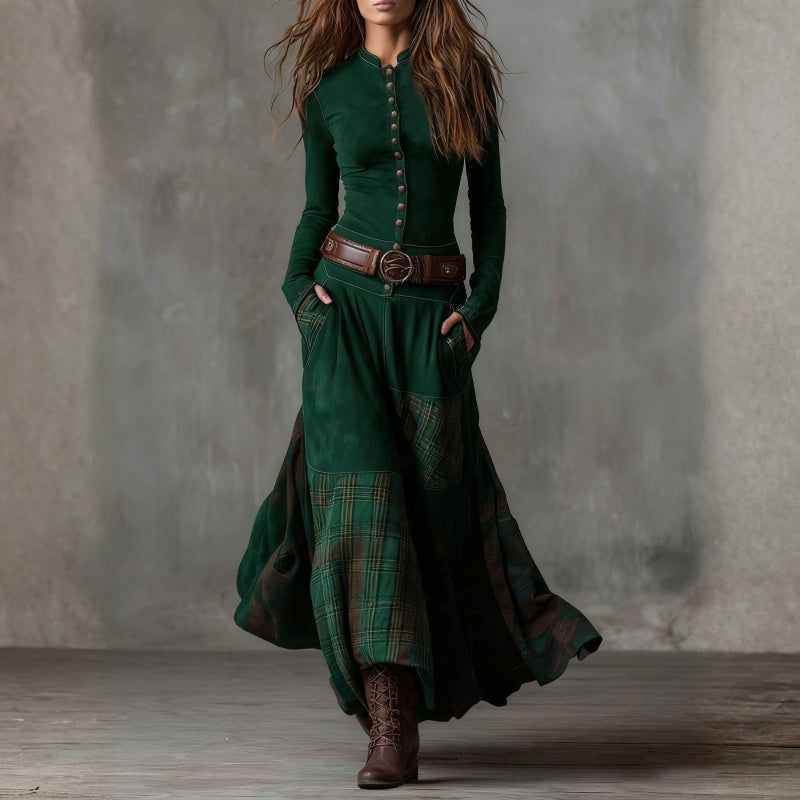 ERICA SUEDE DRESS